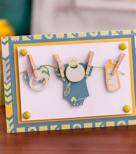 cricut baby card joann