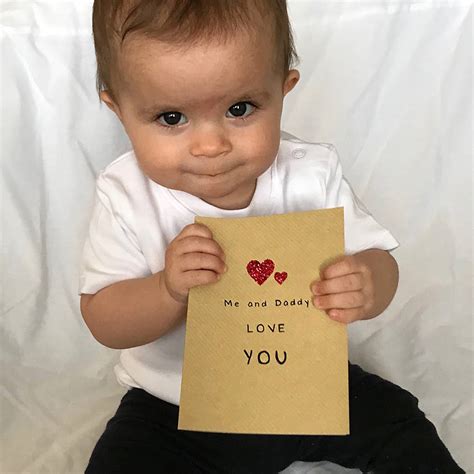 Me And Daddy Love You Card By Juliet Reeves Designs