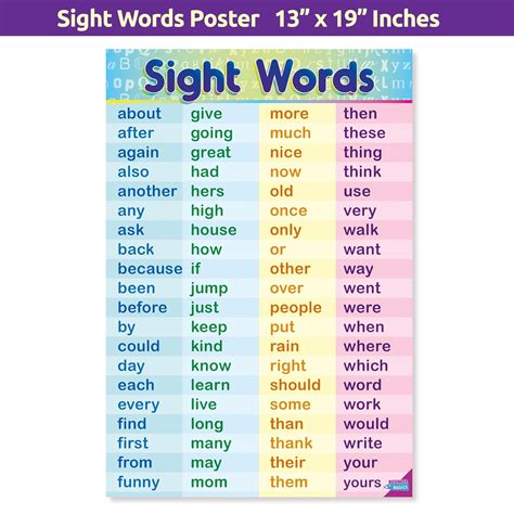 sight words  business basics  grade sight words chart  kids