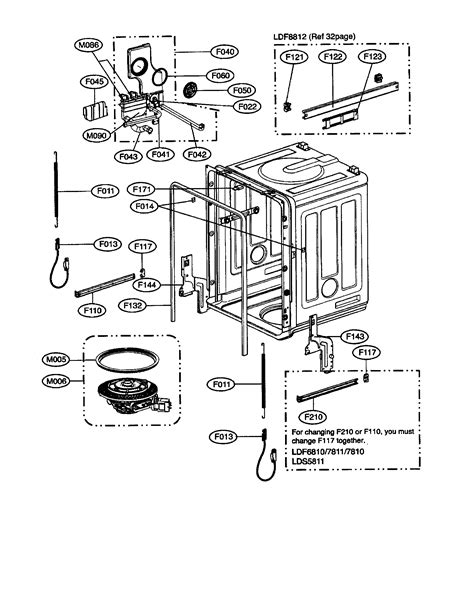 tub diagram parts list  model ldfst lg parts dishwasher parts searspartsdirect
