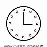 Reloj Colorear Orologio Disegni Relojes Ultracoloringpages Clock sketch template