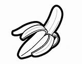 Coloring Pages Banana sketch template