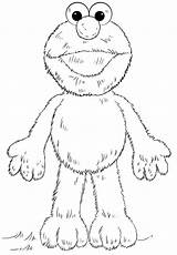 Elmo Gangster Snuffleupagus Sesame Ausmalbild Plaza Personajes Kostenlos Onlinecoloringpages sketch template