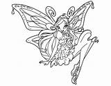 Coloring Winx Bloom Pages Club Enchantix Popular Girls sketch template