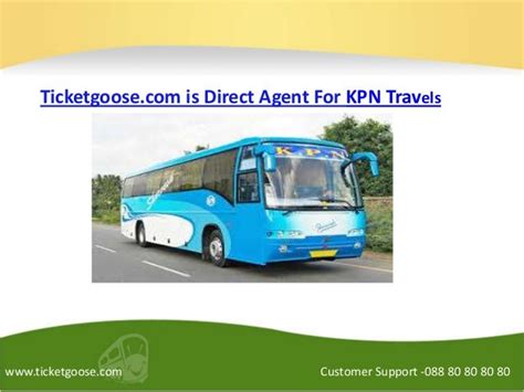 kpn travels  bus booking ticketgoose