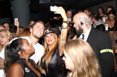 dan osborne gets mobbed by girls at a night club and one licks him he s a man in demand