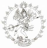 Shiva Coloring India Pages Coloriage Nataraja Drawing Therapy Life Inde Sine Deviantart Google Getdrawings Colouring Hindu Goddess Stress Anti Adulte sketch template