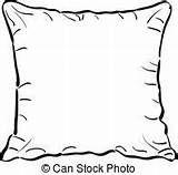 Pillow Throw Clipart Sketch Vector Pillowcase Illustration Clip Stock Drawing Clipground Illustrations Toss Isolated Sofa Background Illustrationby sketch template