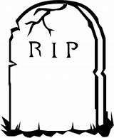 Tombstone Clipart Coloring Clip Clipartmag sketch template