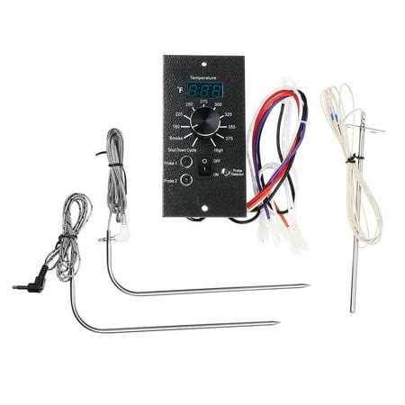 pcs digital smart thermostat control board probe tr  heat bar  traeger bac