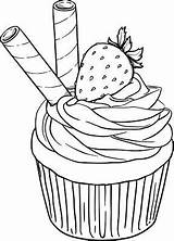 Sip Ausmalbilder 13th Beccy Beccysplace Remastered Digitally Sorbet Ausmalbild Muffin Erdbeere sketch template