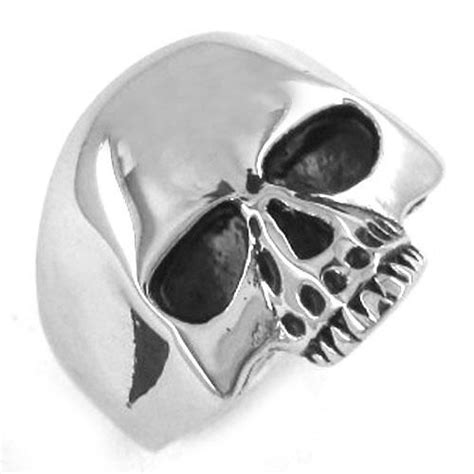 keith richards skull ring    images mens stainless steel
