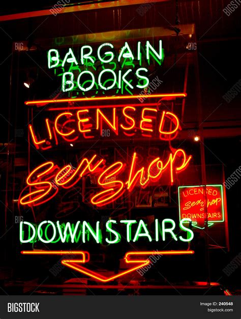 sex shop neon image and photo free trial bigstock