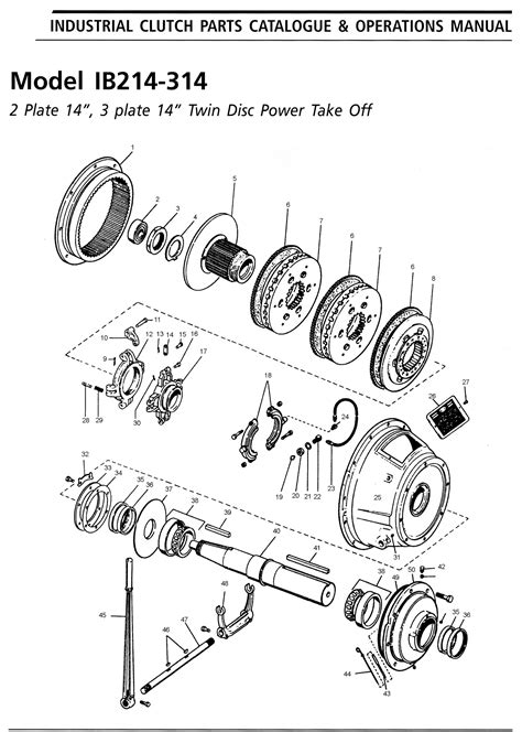 twin disc clutch parts diagram diagramwirings