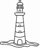 Lighthouse Clipart Faro Drawing Drawings Coloring Lighthouses Cliparts Easy Color Line Para Colorear Dibujo Clip Un Library Template Painting Pencil sketch template