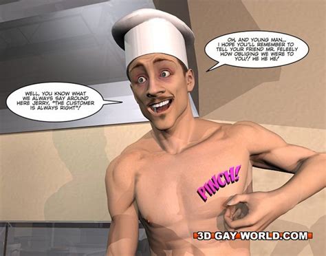 pleasing gay customer 3d gay comics male anime cartoons about huge cock of drunk hunk public