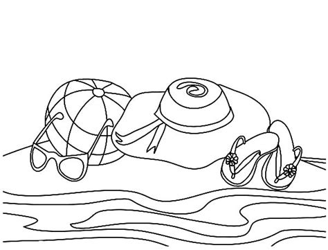 pin  beach vacation coloring pages