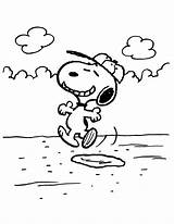 Snoopy Kleurplaten Peanuts Snoepie Paradijs Downloaden Uitprinten Woodstock sketch template