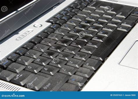 laptop keyboard stock image image  laptop keys closeup