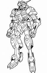 Gundam Barbatos Society6 sketch template