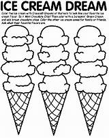 Ice Cream Coloring Pages Crayola Dream Color Printable Print Waffle Flavors Colouring Kids Activity Crayons Clipart Own Colored Cone Sheets sketch template