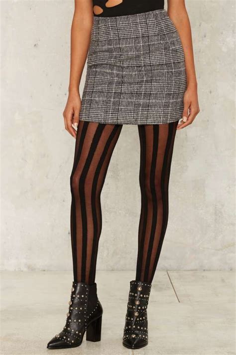 break it down striped tights shop accessories at nasty gal fashion