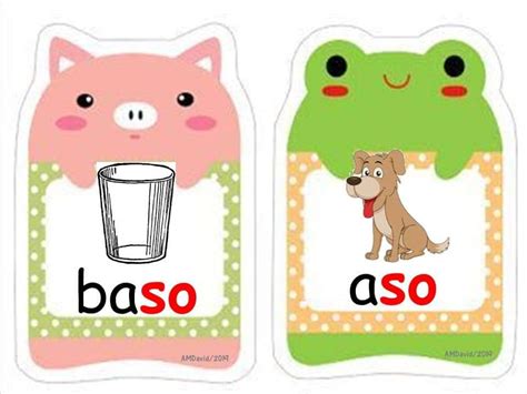 teacher fun files mga salitang magkasingtunog flashcards