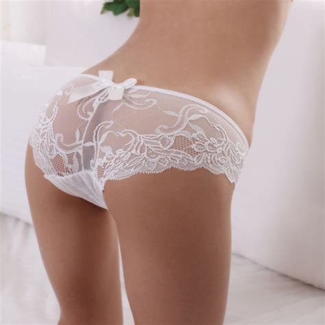 2014 Hot Selling Charming Full Lace See Through Panties