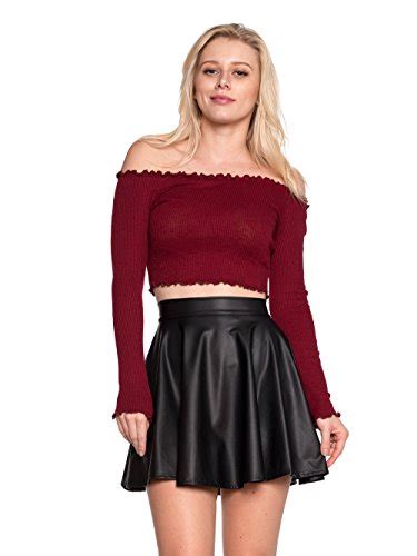 Faux Leather Back Gold Zip Crossdresser Mini Skater Skirt
