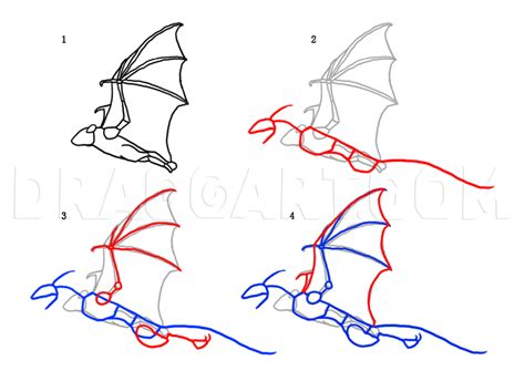 draw flying dragons flying dragons step  step drawing guide