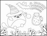 Mochi Courage sketch template