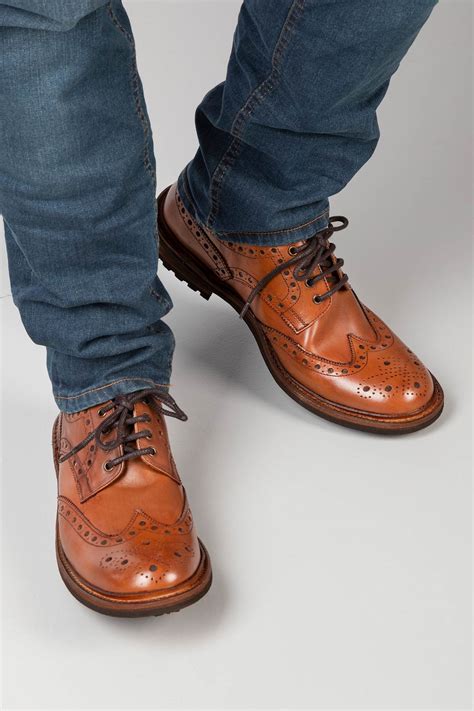 mens brogue shoes uk mens leather brogues rydale