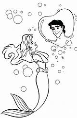 Eric Coloring Little Mermaid Pages Prince Getcolorings Printable Color sketch template