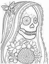 Muertos Bride Corpse Halloween Coleccion из раскраски категории все sketch template