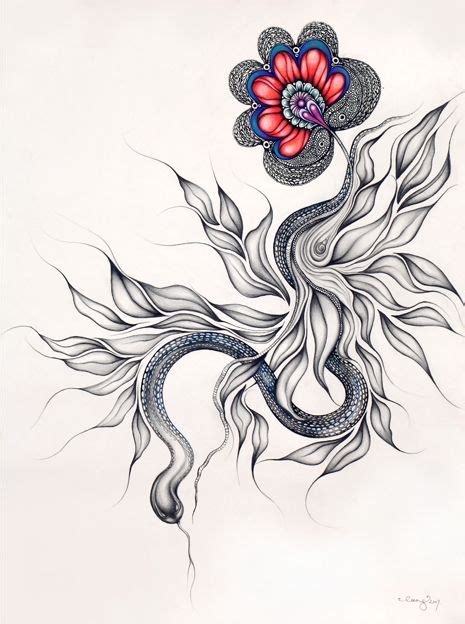 lucy hardie gallery inspirational tattoos flower doodles zentangle art
