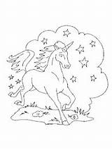 Licorne Coloriage Coloring Unicorn Pages Visit Etoiles Color sketch template