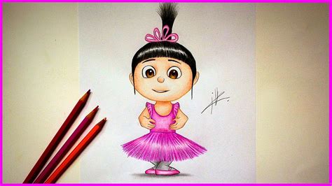drawing agnes  despicable  youtube