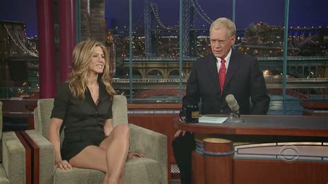 jennifer aniston the late show with david letterman
