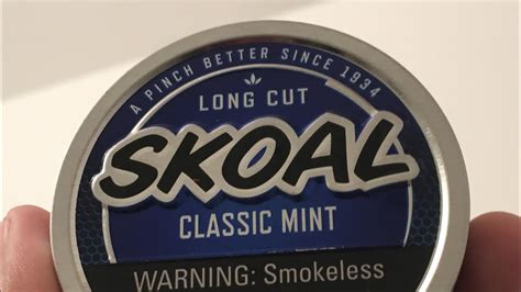 skoal classic mint review youtube