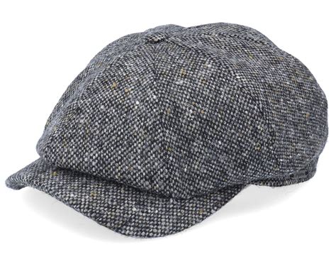 newsboy classic cap dark grey melange flat cap wigens caps hatstoreworldcom