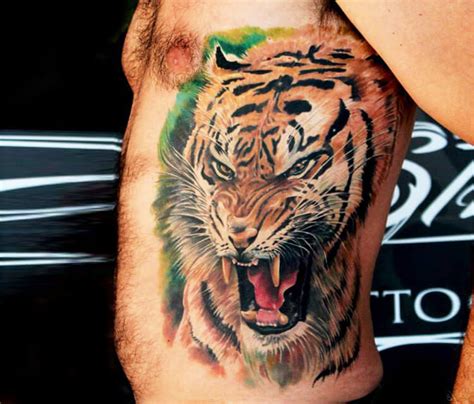 Badass Tiger Tattoo By Led Coult No 1180