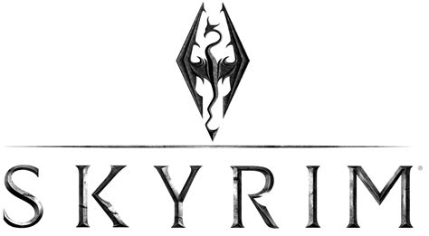 skyrim logo   history   game logomyway