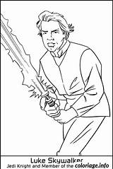 Skywalker Jedi Starwars Ahiva sketch template