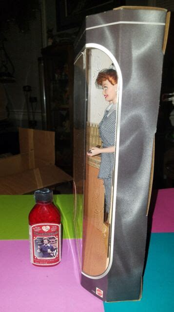 I Love Lucy Lucille Ball Does A Tv Commercial Doll And Bottle Of