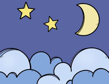 simple day  night sky backgrounds clip art  whimsy workshop teaching