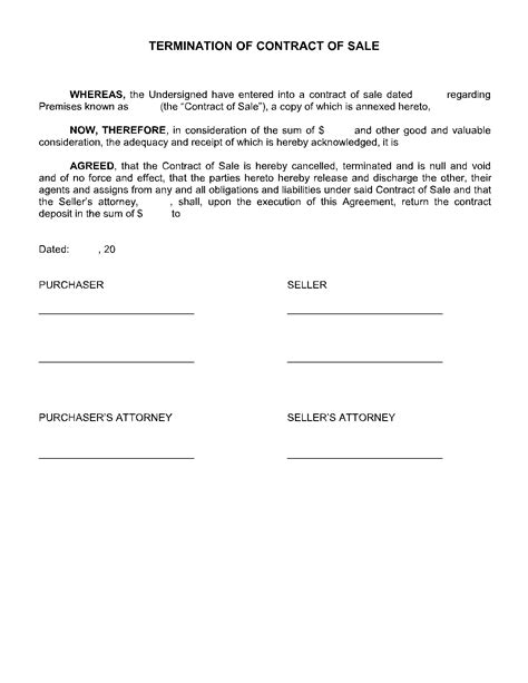 termination letter  purchase agreement