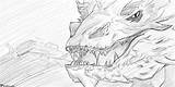 Smaug Drawing Drawings Deviantart Face Paintingvalley sketch template