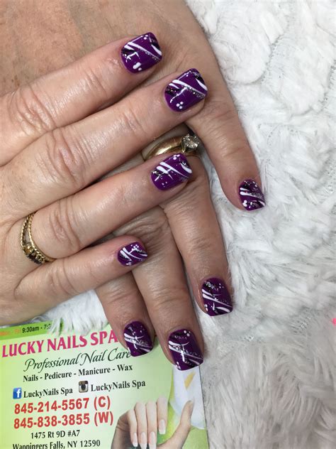 pin  lucky nails spa  nails design  nail spa manicure nails