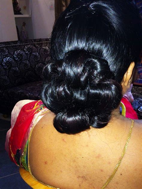 Pin By Krishnan Iyer On Hair Bun Hairstyles For Long Hair Indian