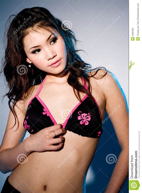 Sexy Aziatische Vrouw Stock Afbeelding Afbeelding Bestaande Uit